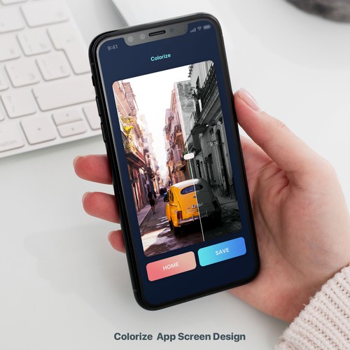 Colorize Mobile App Design