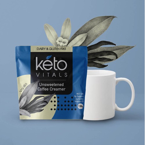 Packaging for Keto Coffee Creamer