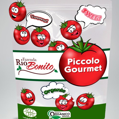 Sweet Organic Tomatoes in Pouches for KIDS!!!