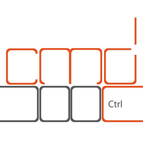 a modern, minimal and stylish brand identity for CMD CTRL