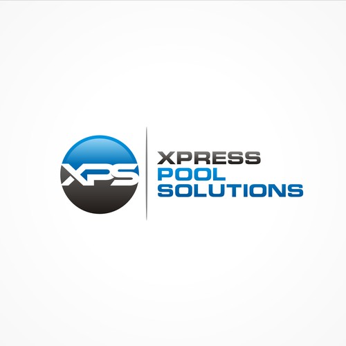 Create a fresh modern logo for Xpress pool solutions