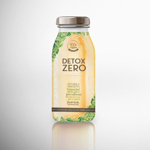 Packaging for new organic detox beverage