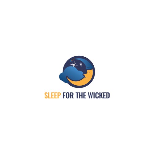 Logo concept for improving sleep quality