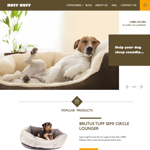 Design version for Doggy Website