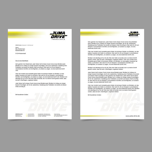Modern Premium Stationery for a Driving School – Clean, Minimalist & Professional
