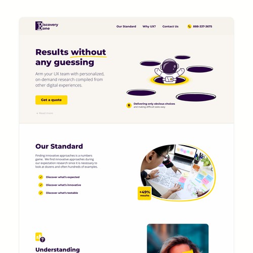 Landing page