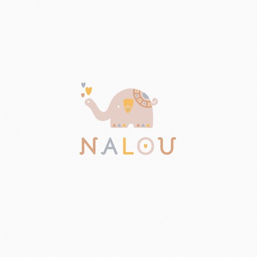 Baby store boho logo design