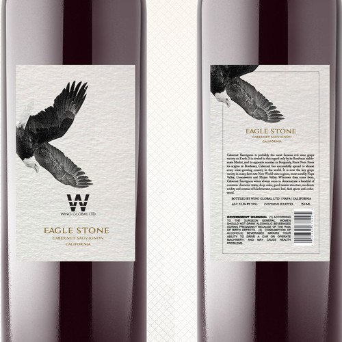 NAME OF WINE "EAGLE STONE".