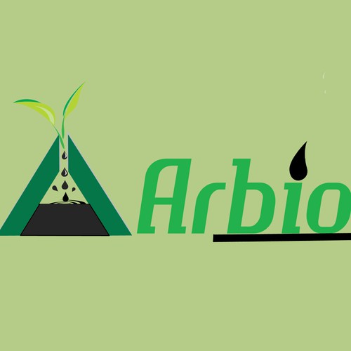 Show the "bio" and "industry" in the Arbiom logo, a sustainable bio-chemicals company