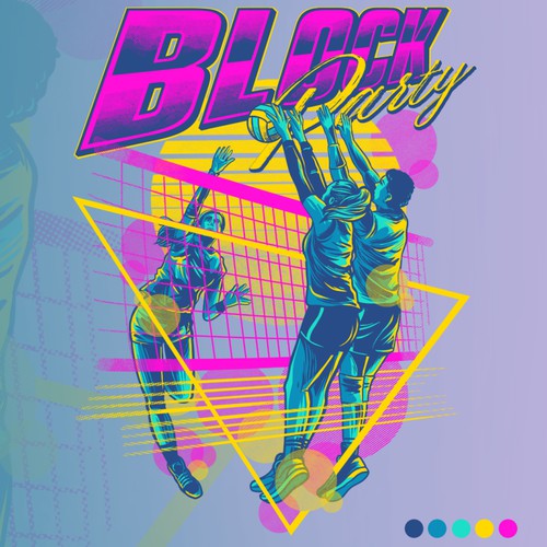 Block Party T-shirt design