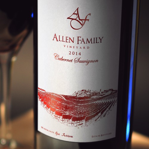 Allen Family Wine Label 