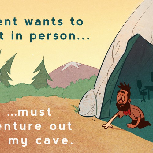 Life of an Entrepreneur Cartoon - Cave