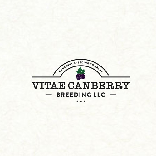 Vintage logo for cranberry farm