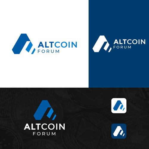 Logo for a Cryptocurrency Investment Forum