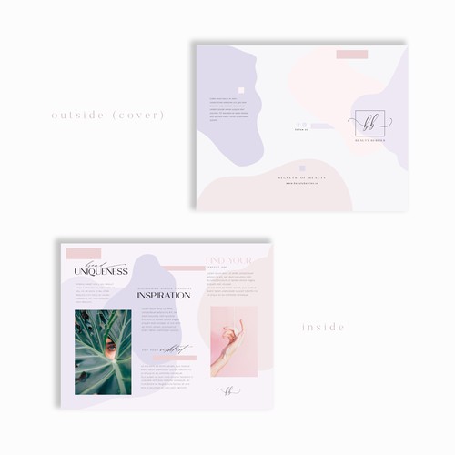 Brochure design for Beauty Berries