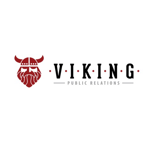 Create a simple, elegant Logo for VIKING Public Relations