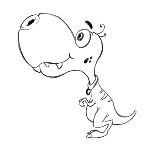 Cute T-rex