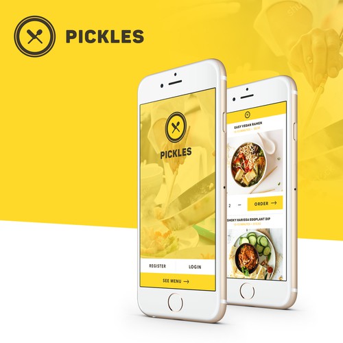 iPhone application designed for a restaurant
