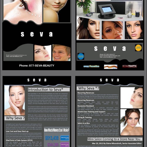 brochure design for Seva
