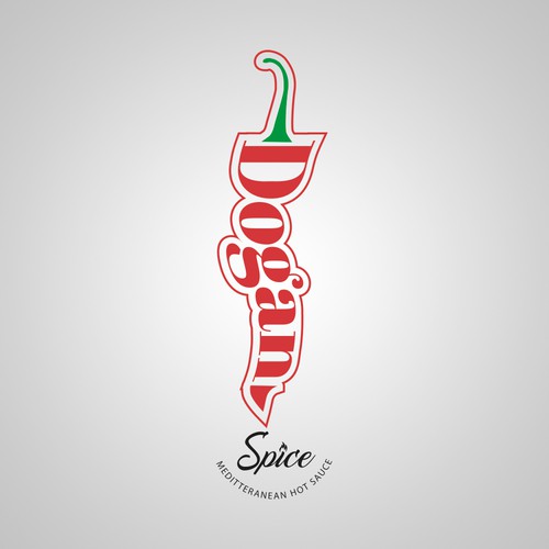 Logo Concept for a Hot Sauce called DOGAN SPICE