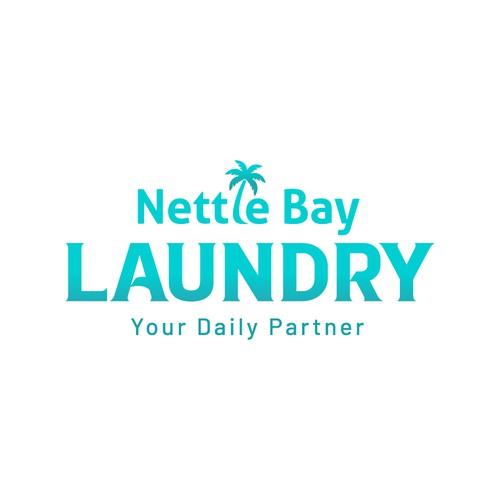 Logo concept for laundry buainess