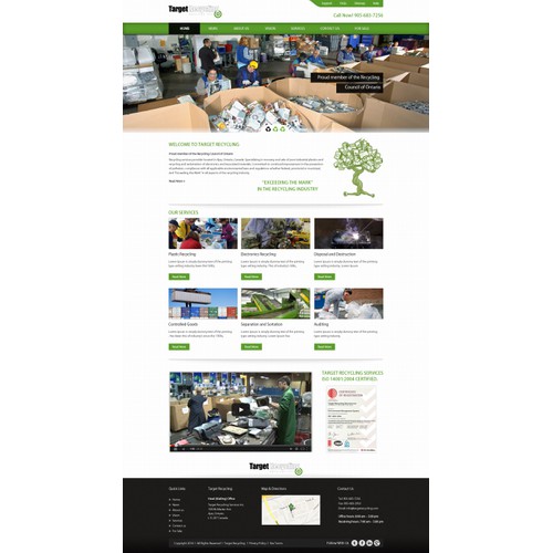 Revamping Recycling Companies Website!