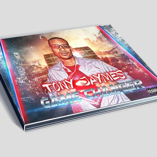 CD Album Cover Design - "Game Changer" by artist Tony James