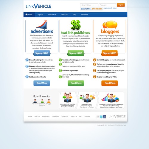 Add to our current home page at LinkVehicle.com "Just upped the contest $100"