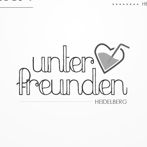 café in Heidelberg: Unter Freunden! Among Friends!