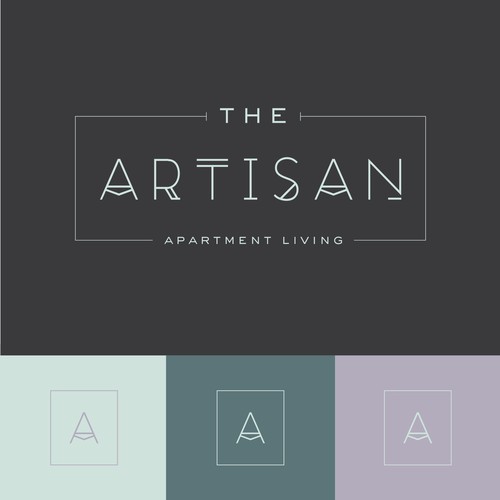 Logo concept for luxury apartment complex