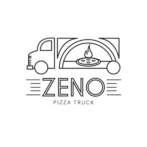 Pizza Truck Logo