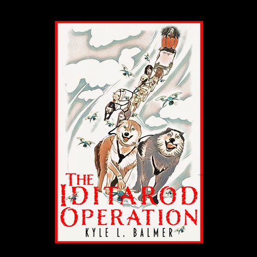 Illustrated book cover 