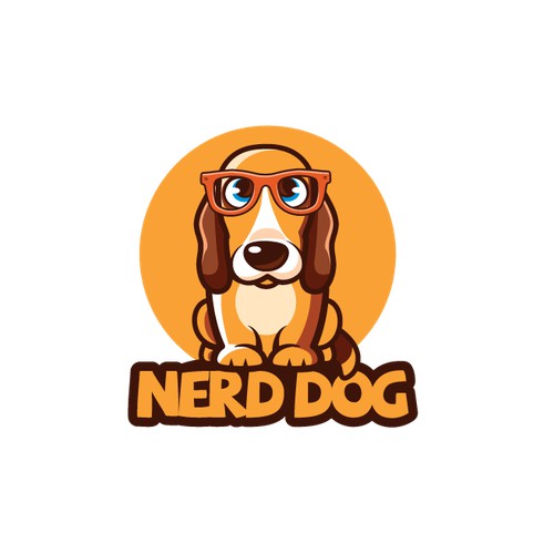 Logo for nerd dog