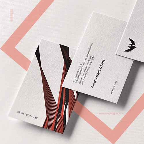 Premium business cards for Awake