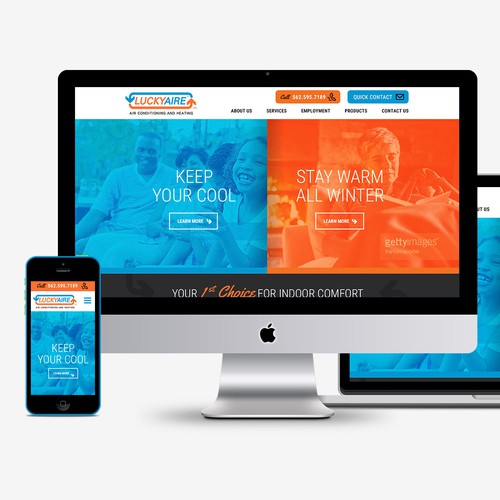 Responsive HVAC Website