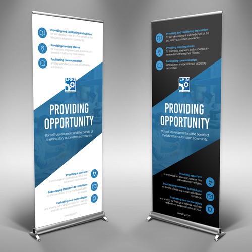 Roll up banner for Lrig