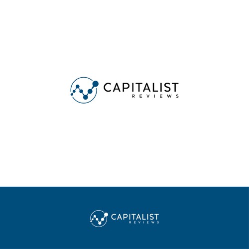 Logo Design for Capitalist Reviews, a site that helps people make smart money decisions