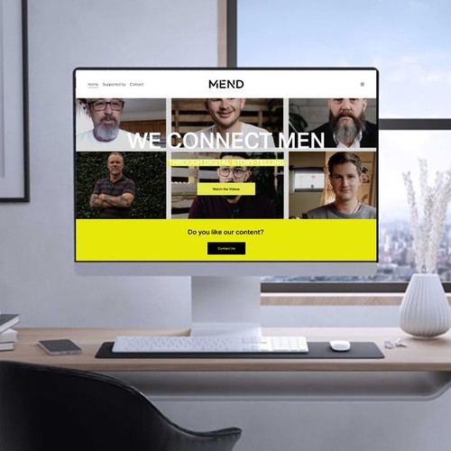 Mend I Website Design