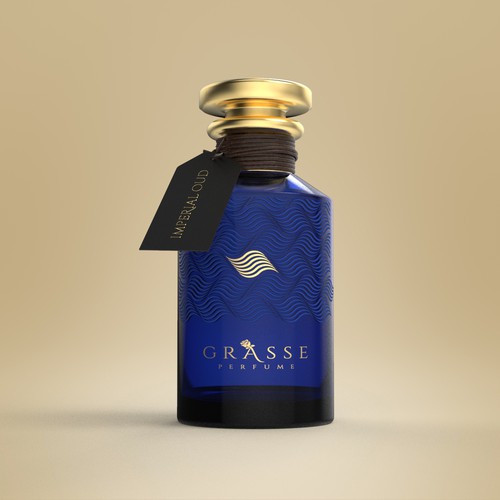 Luxury perfume bottle for Grasse