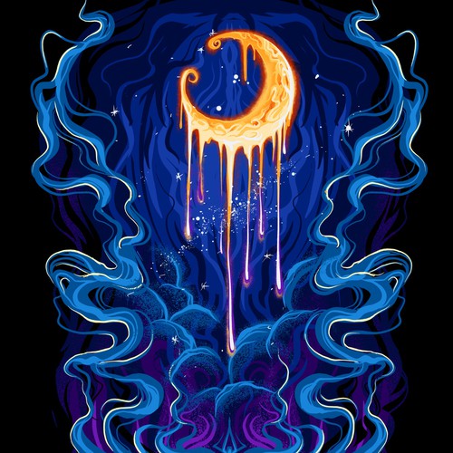 Melting moon