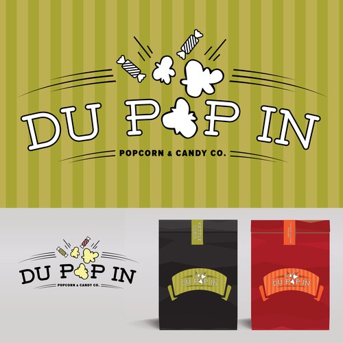 Classic Logo for Popcorn & Candy Co.