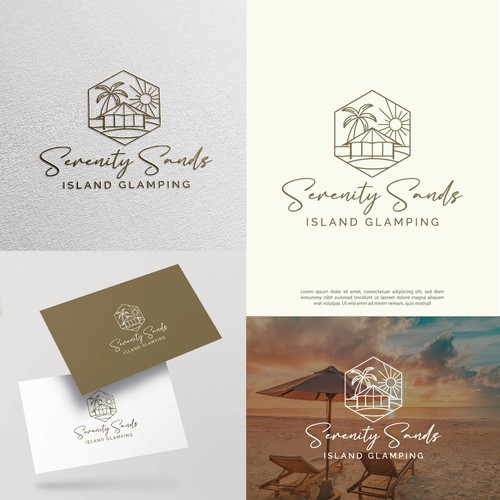 serenity minimal logo design