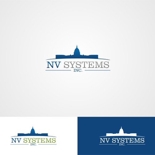 Campany logo for NV Systems Inc.  Located in Washington DC