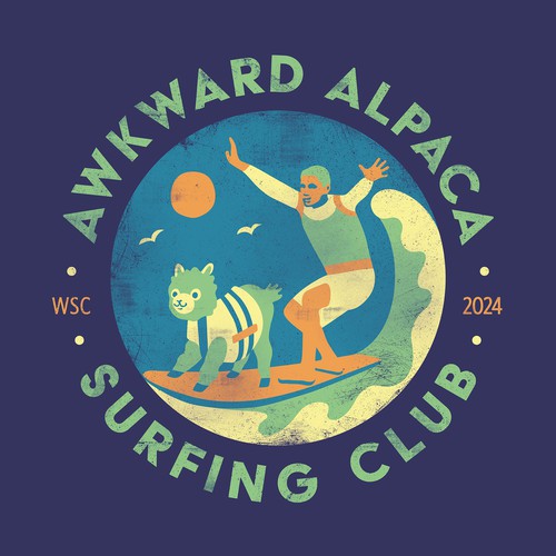 Awkward Alpaca Surfing Club