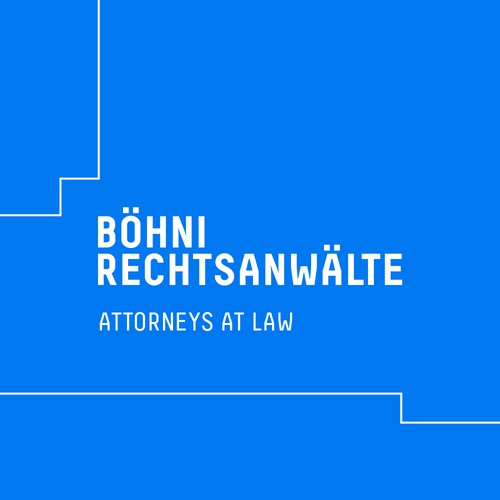 Böhni Rechtsanwälte logo concept