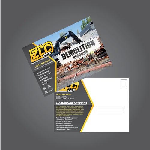 zlc corp postcard concept