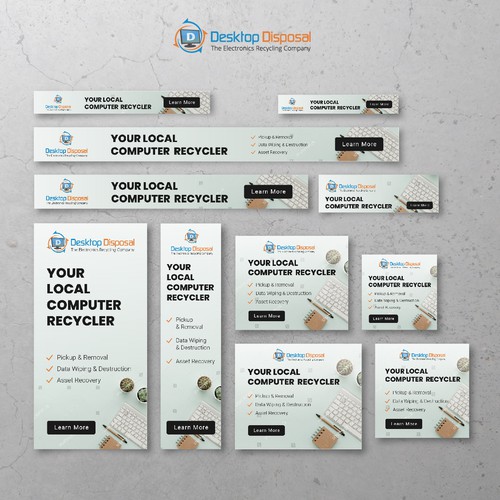 Banner Ads Design for Desktop Disposal