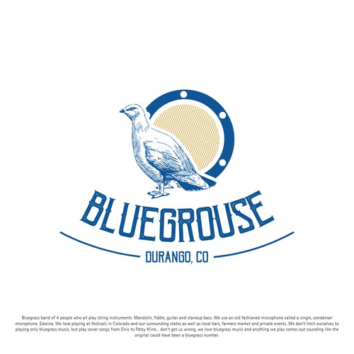 BLUEGROUSE BAND LOGO