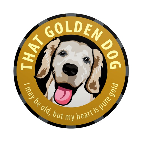 Dog themed character Logo