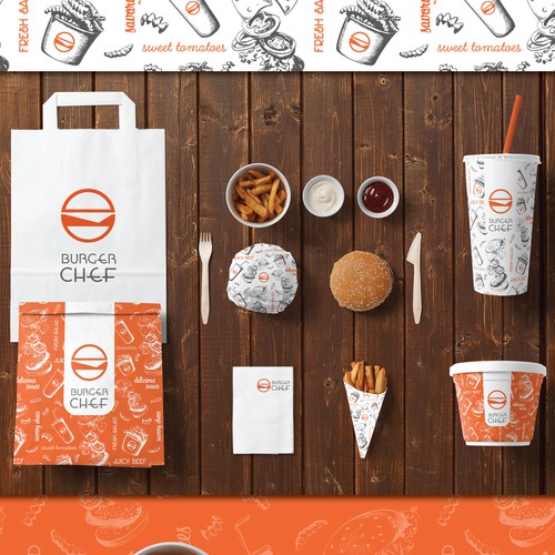 Packaging for Burger Chef